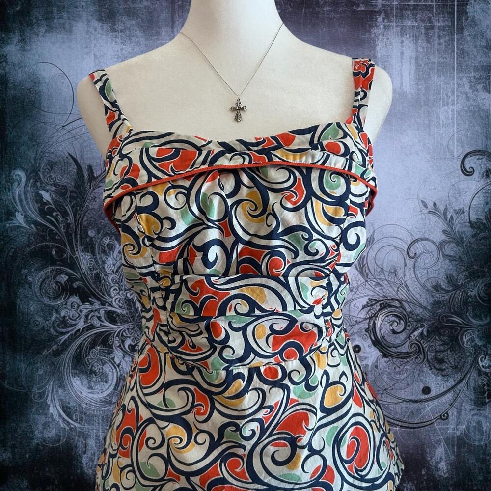 swirly baroque vibrant y2k cami top super cunty fairy boho grunge whimsical top